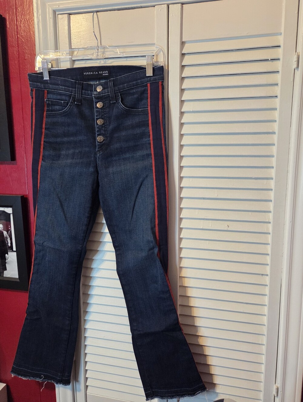 Excellent condition! Veronica Beard Carolyn Baby Boot Jeans Midnight, Size 28 - Picture 7 of 13